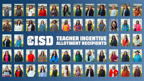 CISD Teacher Incentive Allotment Recipients